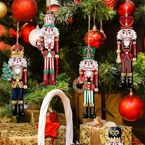12pcs wooden nutcracker - 12pcs,